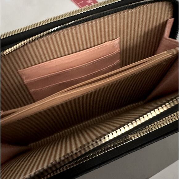 Grenobil black crossbow purse, three zipper compartments with slots - Picture 11 of 12